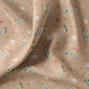 Coated  Cotton CELESTE Pink / Coral